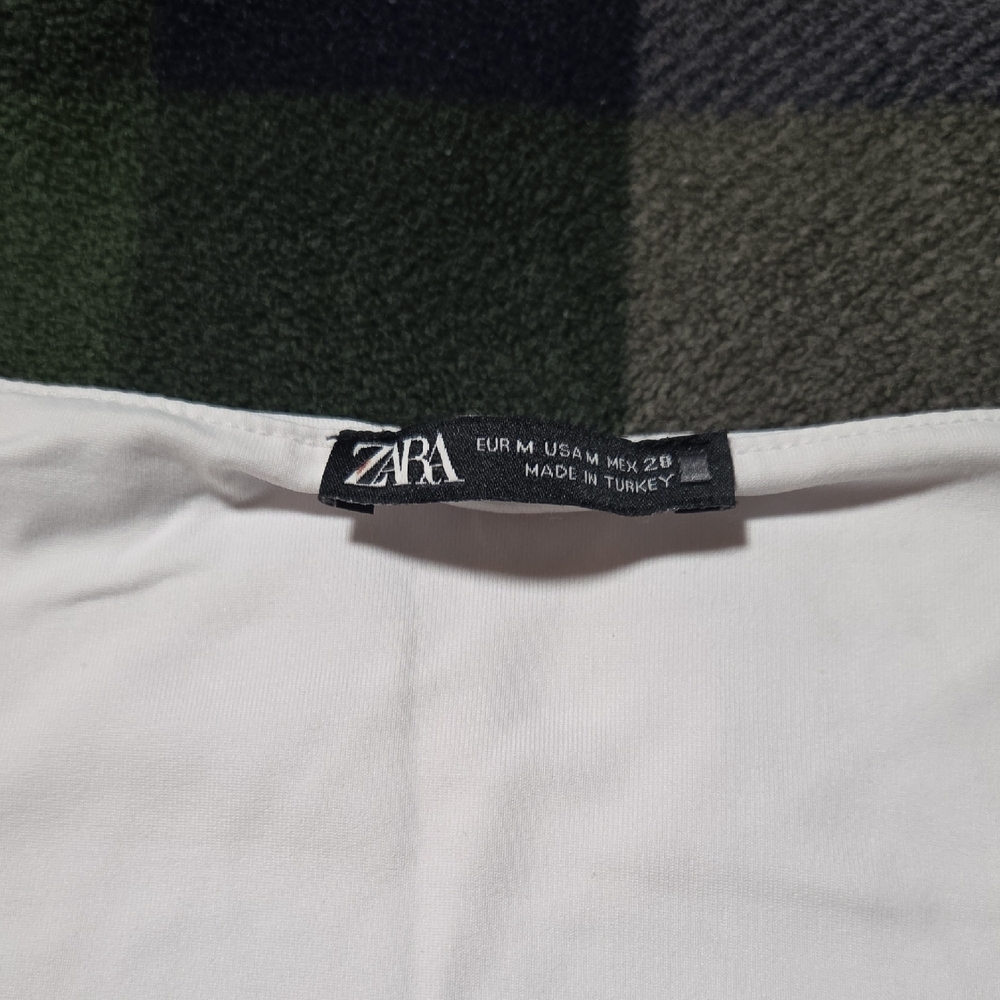 Zara White Scoop Neck Tank Top - Picture 3 of 5